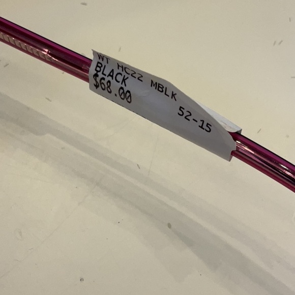 New Hard Candy HC22 52-15 LADIES FRAMES EYEGLASSES PINK BLACK EYEWEAR WITH GIFT - Picture 4 of 4